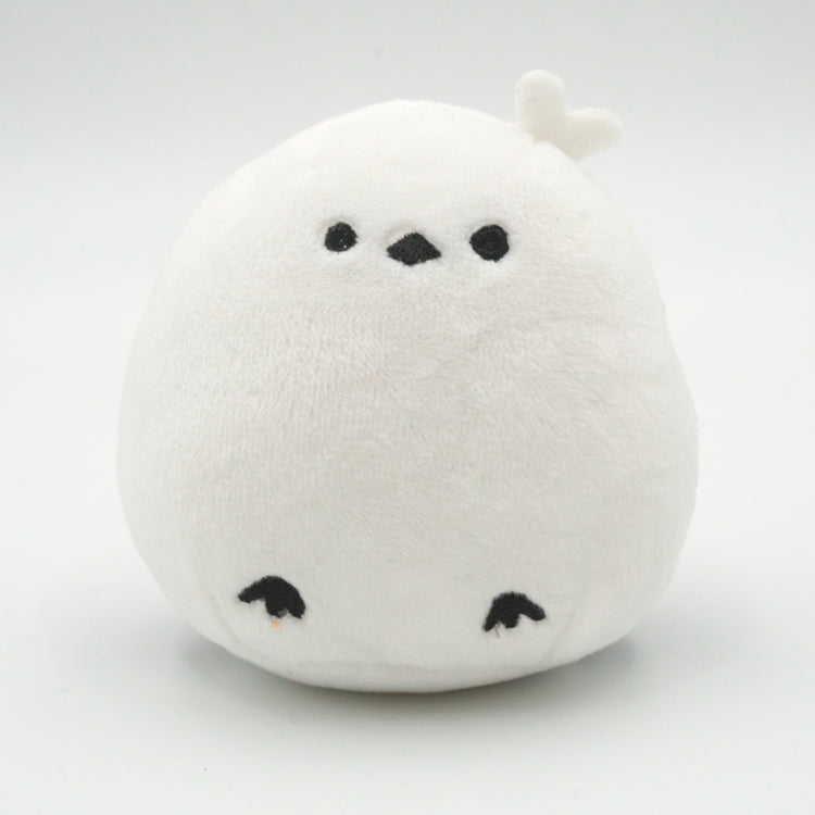 Shimaenaga Rolling Round Plush Cushion S - White