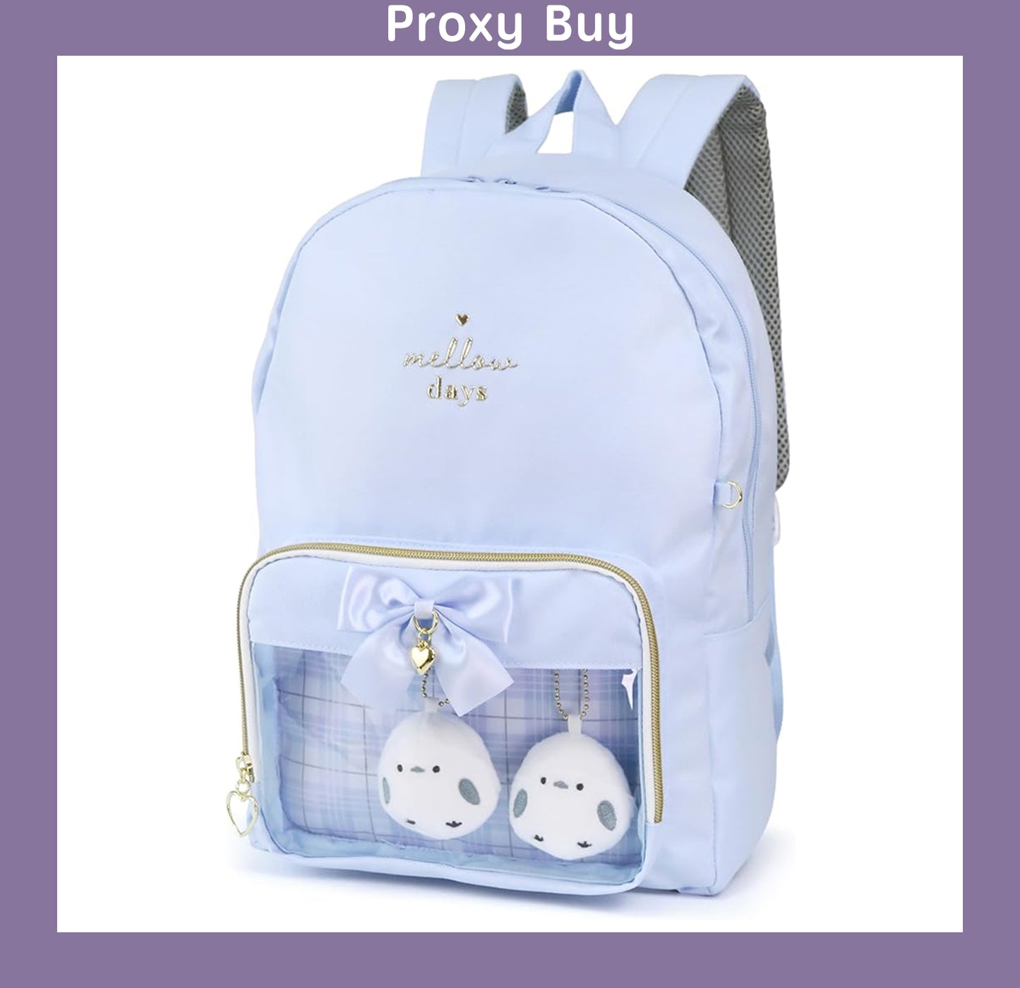 (Proxy) Shimaenaga Light Blue Backpack