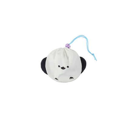 Shimaenaga Eco Bag with Mascot Drawstring Pouch S - Light Blue