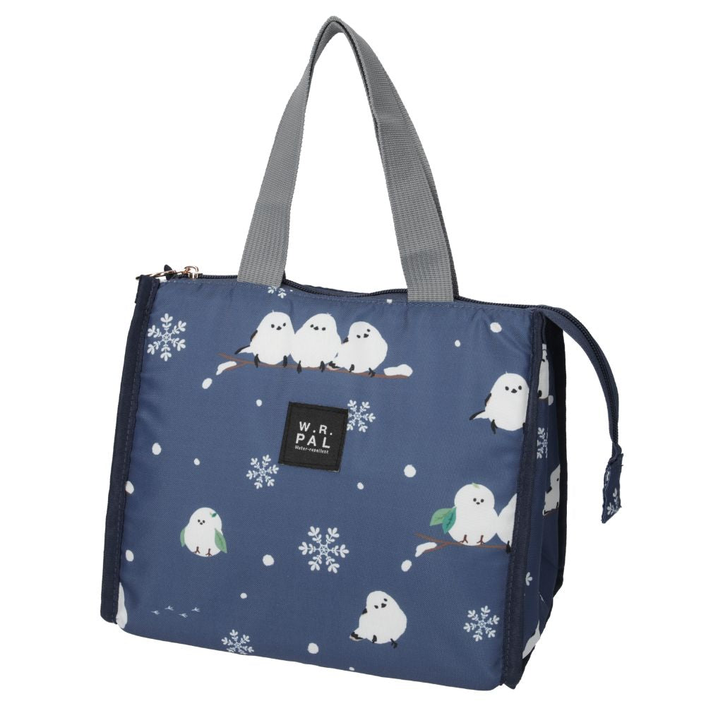 Snow Shimaenaga Insulated Square Lunch Bag - Navy