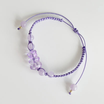 Lavender Lucky Bear Bracelet - Mary Bear Japan