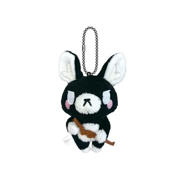 Matagi no Roku-chan Black Plush Keychain (Small) - Matagi no Momiji-chan