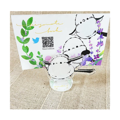 Acrylic Stand with Memo Clip - Flying Shimaenaga - Piyo Techo