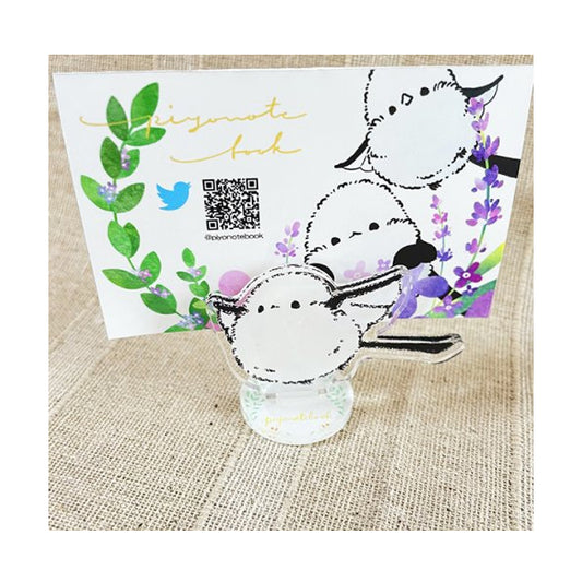 Acrylic Stand with Memo Clip - Flying Shimaenaga - Piyo Techo