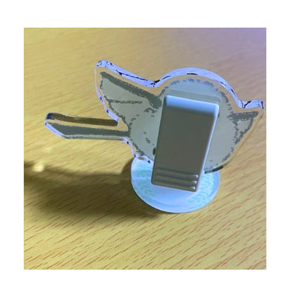 Acrylic Stand with Memo Clip - Flying Shimaenaga - Piyo Techo