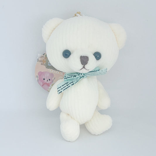 Corduroy Bear ロイ “Roy” White Teddy Bear 4.5" Plush Keychain